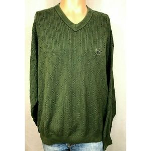 Disney Golf Cable Knit Sweater Men's XL Vintage